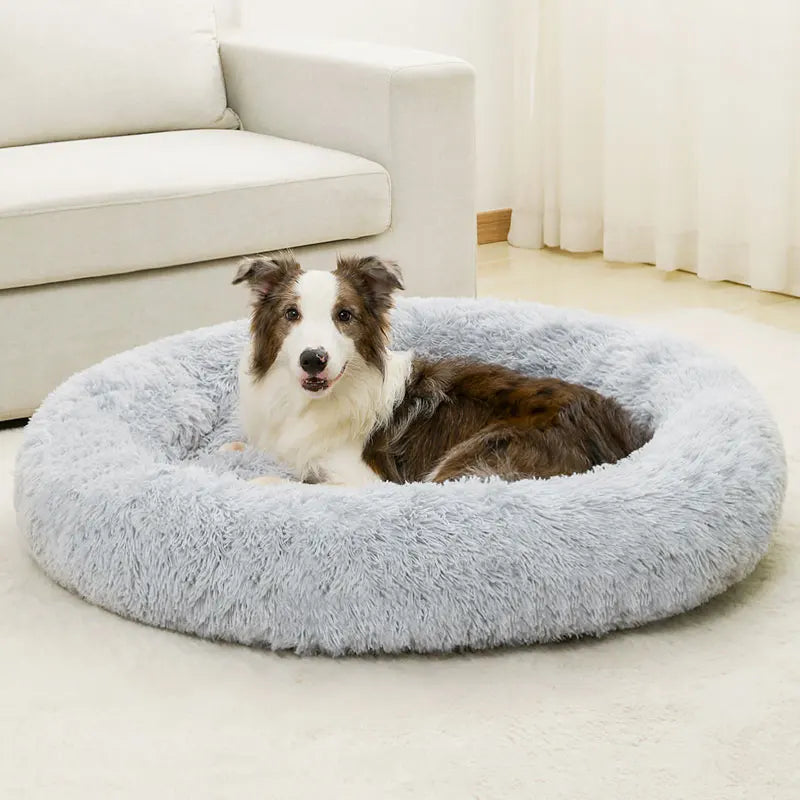 Long Plush Best Pet Dog Bed For Dogs - Pawsey Pets