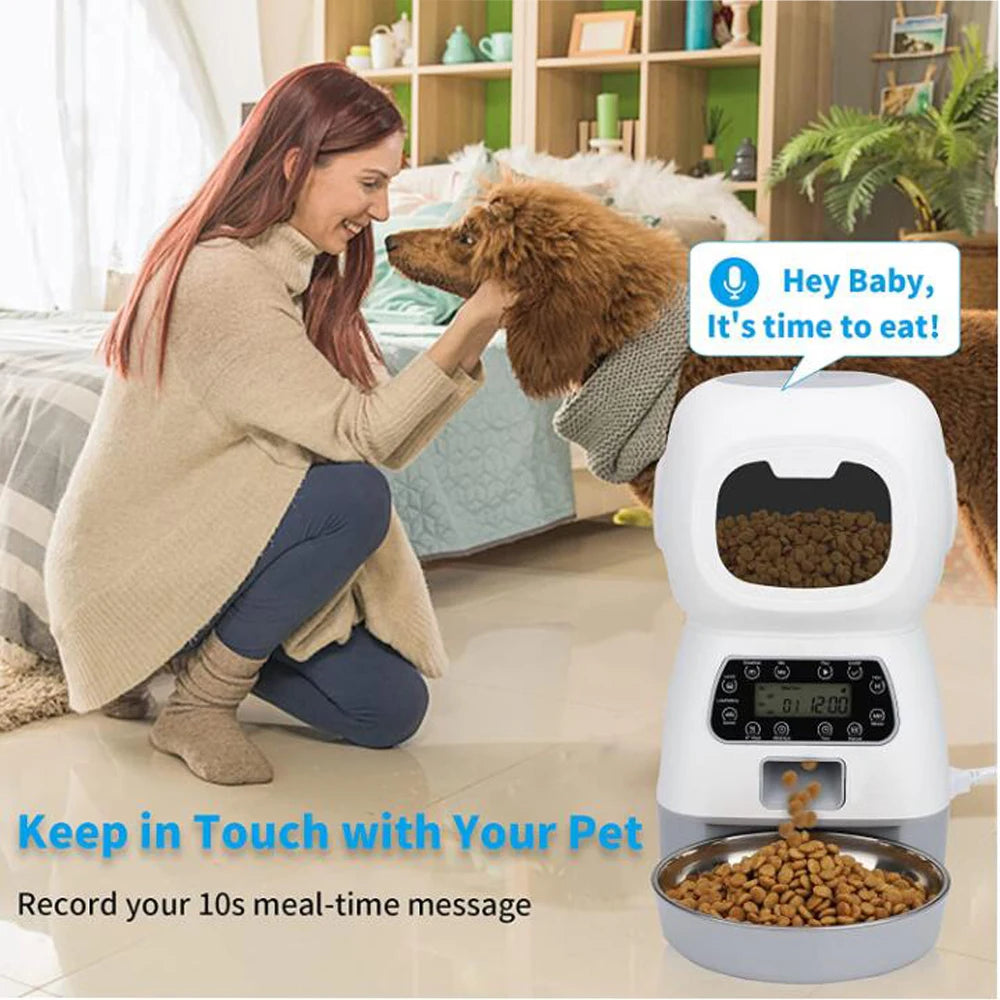 Dog Dry Food Dispenser Bowl - Pawsey Pets