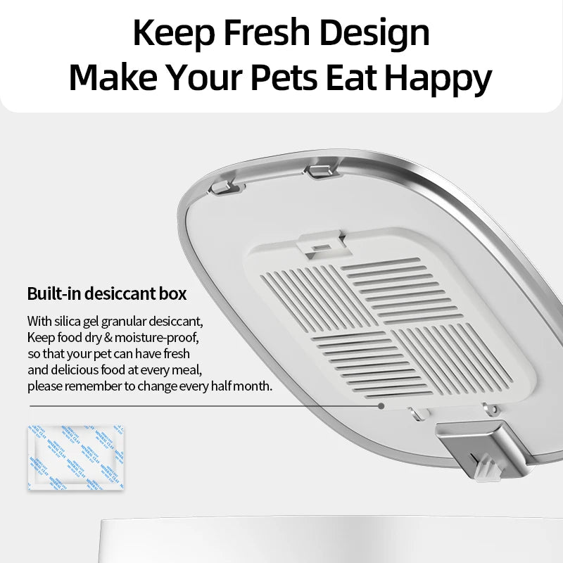 Remote Control WiFi Button Auto Feeder - Pawsey Pets