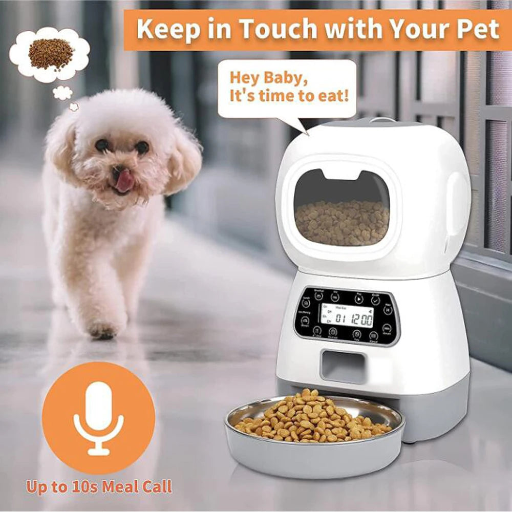 Dog Dry Food Dispenser Bowl - Pawsey Pets