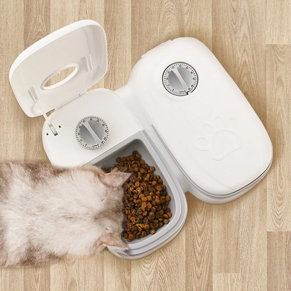 Automatic Pet Feeder Food Dispenser - Pawsey Pets