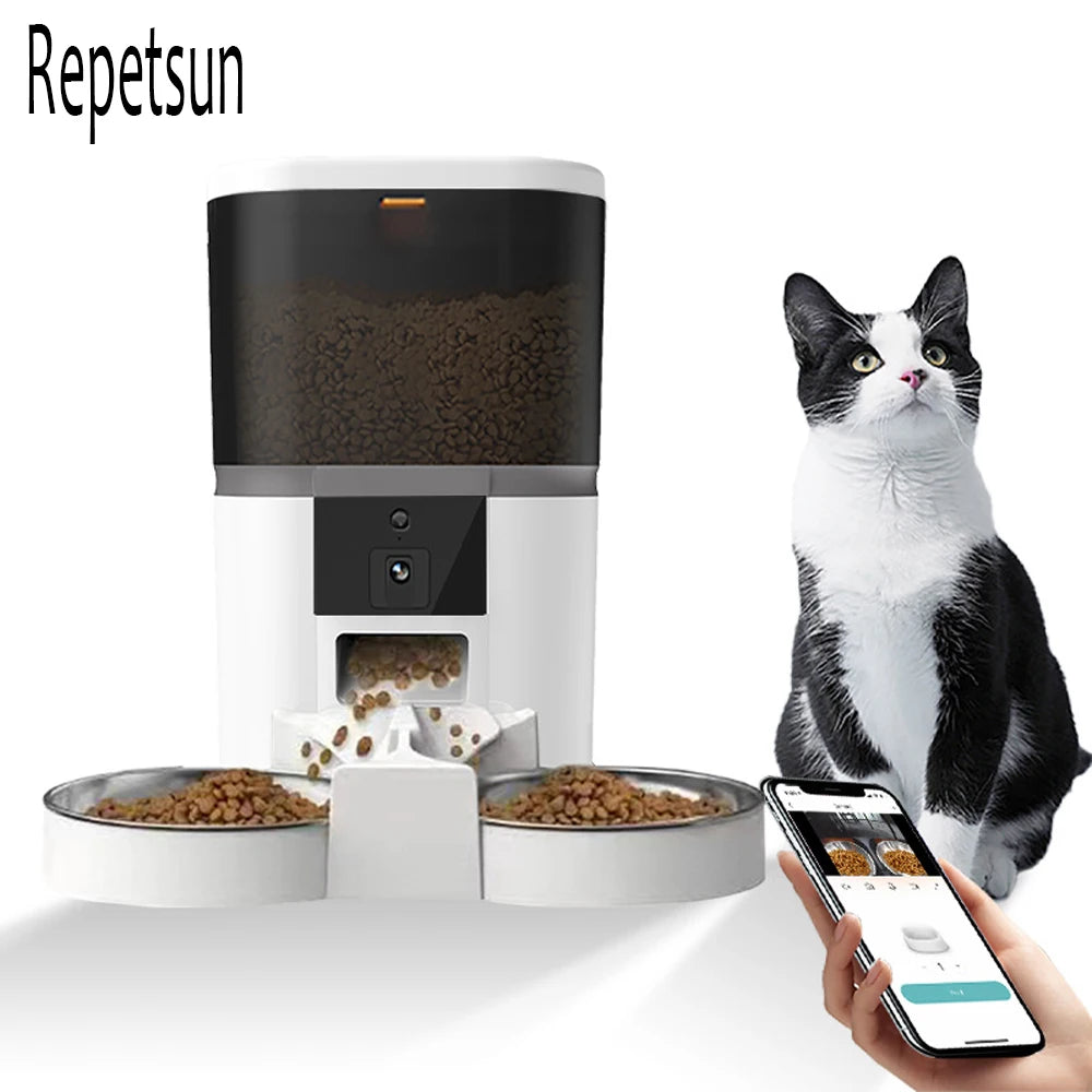 HD Camera Automatic Pet Feeder - Pawsey Pets